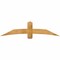 Ekena Millwork Bellingham Rough Sawn Timber Gable Bracket, Western Red Cedar, 72"W x 18"H x 2"D x 6"F, 6/12 Pitch GBW072X18X0206BEL00RWR - alternate 1